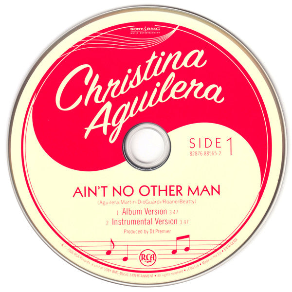 Christina Aguilera : Ain't No Other Man (CD, Single)