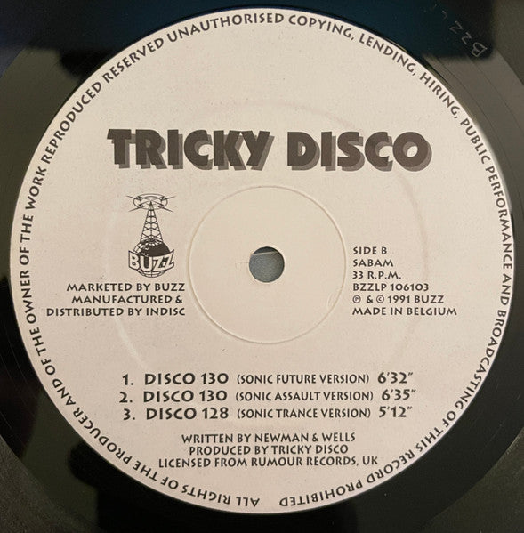 Tricky Disco : Disco 130 (Original & Remix Versions) (LP)