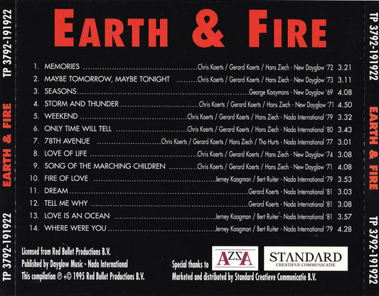 Earth And Fire : Earth & Fire (CD, Comp)