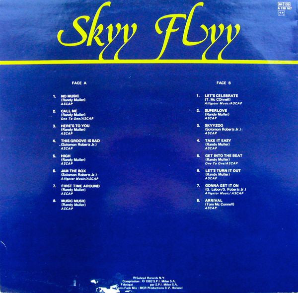 Skyy : Skyy Flyy (Cross-Fade Mix) (LP, Comp)