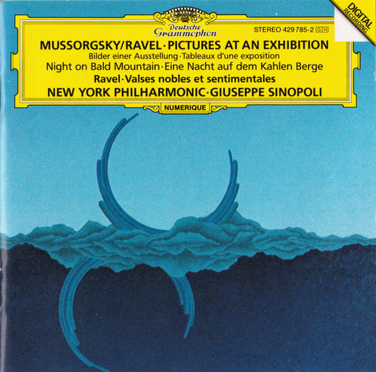 Modest Mussorgsky / Maurice Ravel, New York Philharmonic, Giuseppe Sinopoli : Pictures At An Exhibition - Night On Bald Montain / Valses Nobles Et Sentimentales (CD)