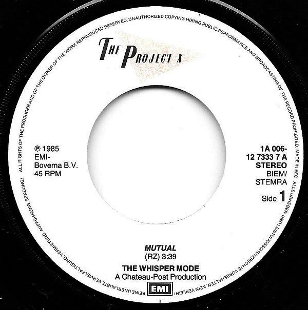 The Whisper Mode : Mutual (7", Single)