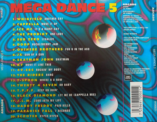 Various : Mega Dance 5 (CD, Comp)