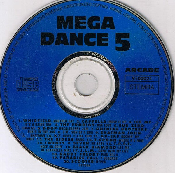 Various : Mega Dance 5 (CD, Comp)