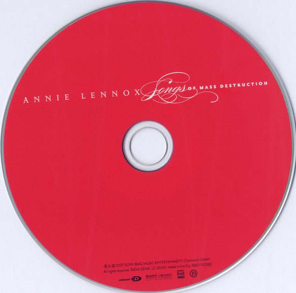 Annie Lennox : Songs Of Mass Destruction (CD, Album + CD, Enh + Ltd, Gat)