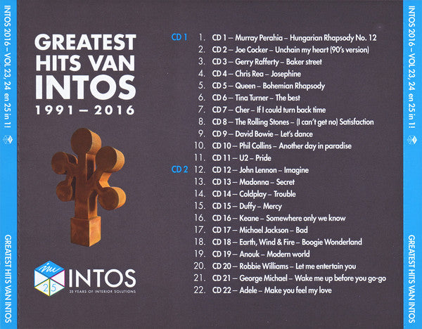 Various : Greatest Hits Van INTOS 1991 - 2016 (2xCD, Comp, Ltd)