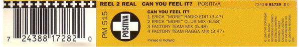Reel 2 Real Featuring The Mad Stuntman : Can You Feel It? (CD, Single)