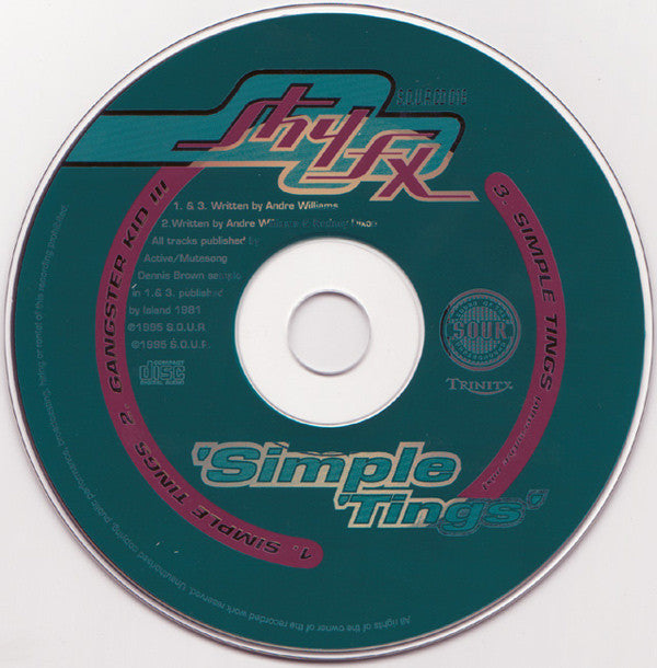Shy FX : Simple 'Tings (CD, Single)