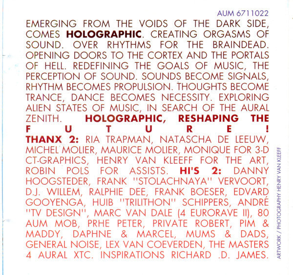 Holographic : The Definite Holographic (CD, Comp)