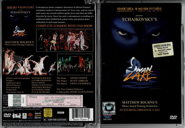 Pyotr Ilyich Tchaikovsky - Adventures In Motion Pictures : Swan Lake (DVD-V, PAL, Reg)