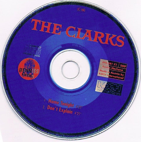 The Clarks : Home Tonight (CD, Maxi)