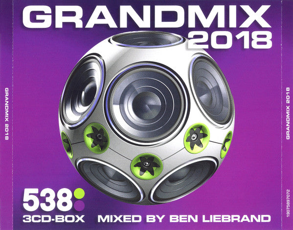 Ben Liebrand : Grandmix 2018 (3xCD, Mixed, Tex)