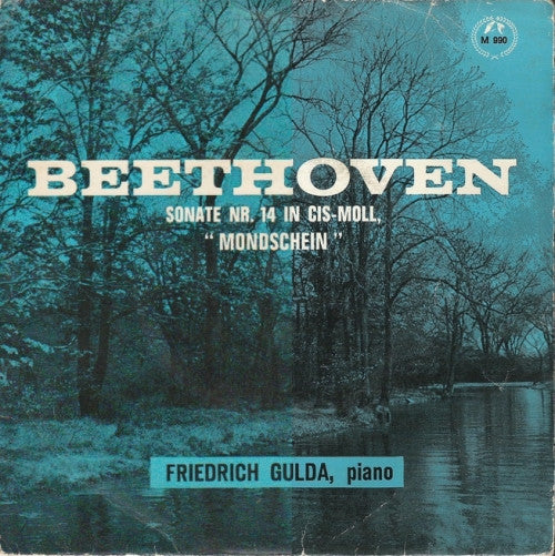 Ludwig van Beethoven / Friedrich Gulda : Sonate Nr. 14 In Cis-Moll, "Mondschein" (7", Mono)