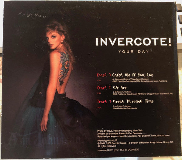 Ana Johnsson : Invercote! Your Day (CD, Promo, Igg)