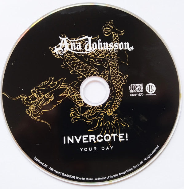 Ana Johnsson : Invercote! Your Day (CD, Promo, Igg)