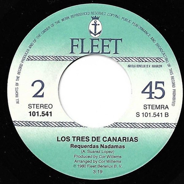 Los Tres De Canarias : Las Dos Puntas (7", Single)
