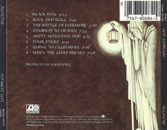 Led Zeppelin : Untitled (CD, Album, RE, PDO)
