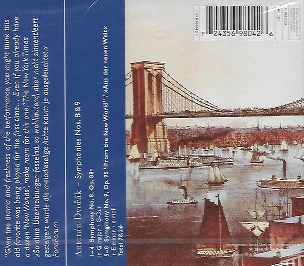 Antonín Dvořák, The Philadelphia Orchestra, Wolfgang Sawallisch : Symphonies Nos. 8 & 9 "From The New World" (CD, Comp)