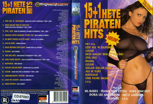Various : 15+1 Hete Piraten Hits - Op Volle Kracht Vol.1 (DVD-V, Comp, PAL)