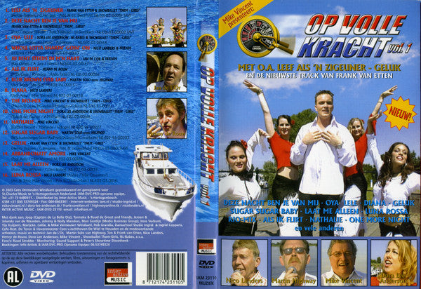 Various : 15+1 Hete Piraten Hits - Op Volle Kracht Vol.1 (DVD-V, Comp, PAL)