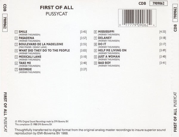 Pussycat (2) : First Of All (CD, Album)