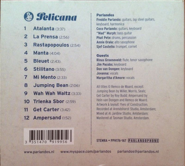The Parlandos : Pelicana (CD, Album)