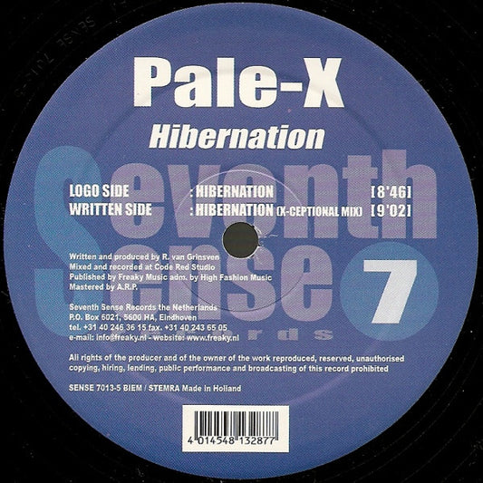 Pale-X : Hibernation (12")