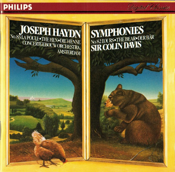Joseph Haydn - Concertgebouworkest, Sir Colin Davis : Symphonies: No.83 La Poule / No.82 L'Ours (CD, Album)
