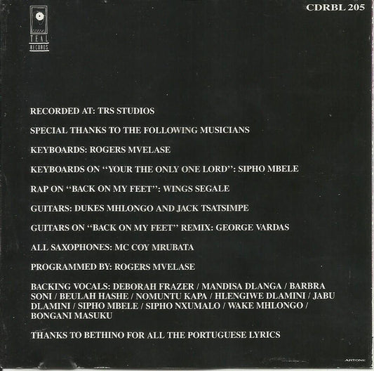 Yvonne Chaka Chaka : Back On My Feet (CD, Album)