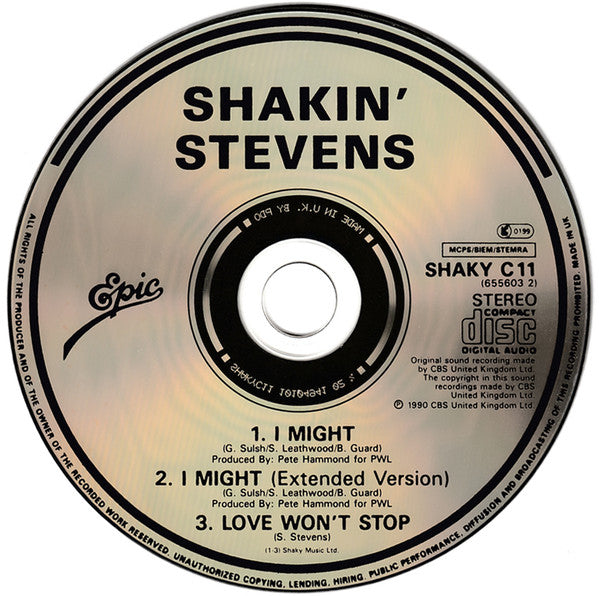 Shakin' Stevens : I Might (CD, Single)