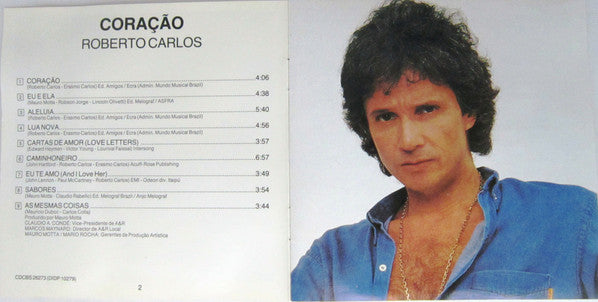 Roberto Carlos : Roberto Carlos Coração (CD, Album)