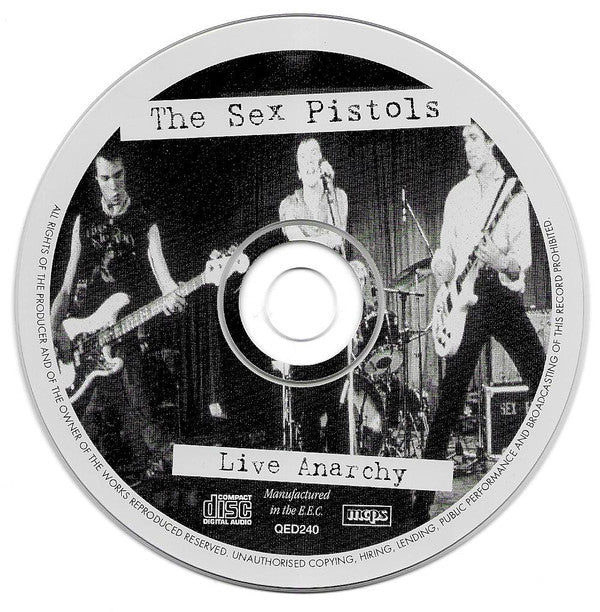 Sex Pistols : Live Anarchy (CD, Album)