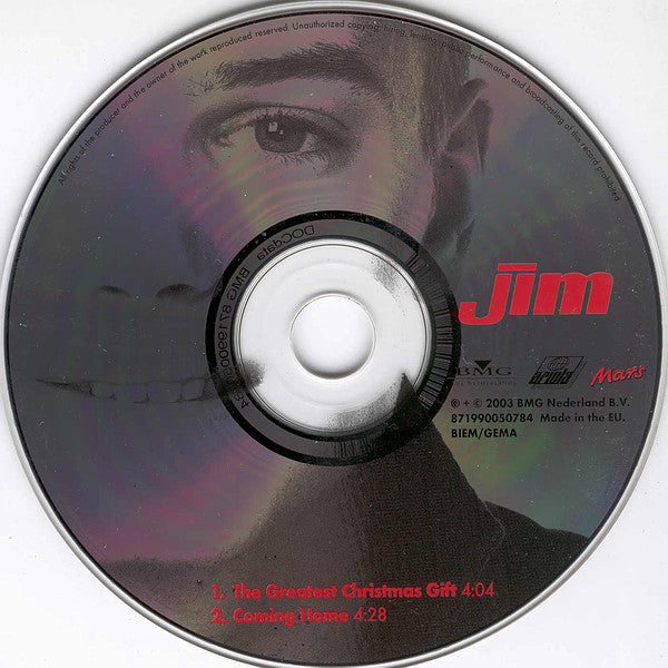 Jim (5) : The Greatest Christmas Gift (CD, Single)