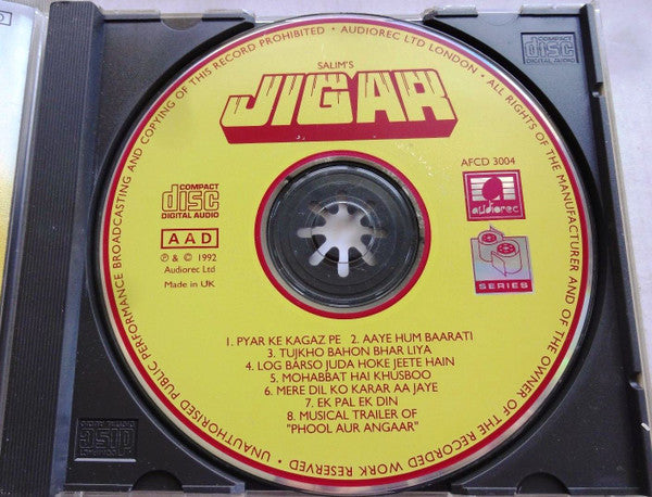 Anand Milind : Jigar (CD)