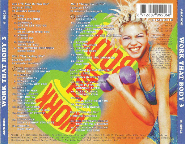 Various : Work That Body 3 (The Official Workout Album) (CD, Comp, Mixed)