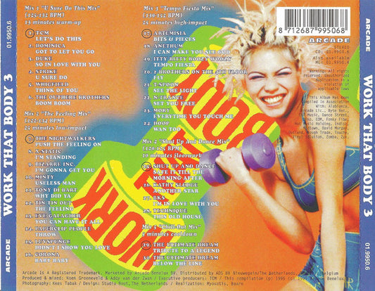 Various : Work That Body 3 (The Official Workout Album) (CD, Comp, Mixed)