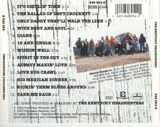 The Kentucky Headhunters : Electric Barnyard (CD, Album)