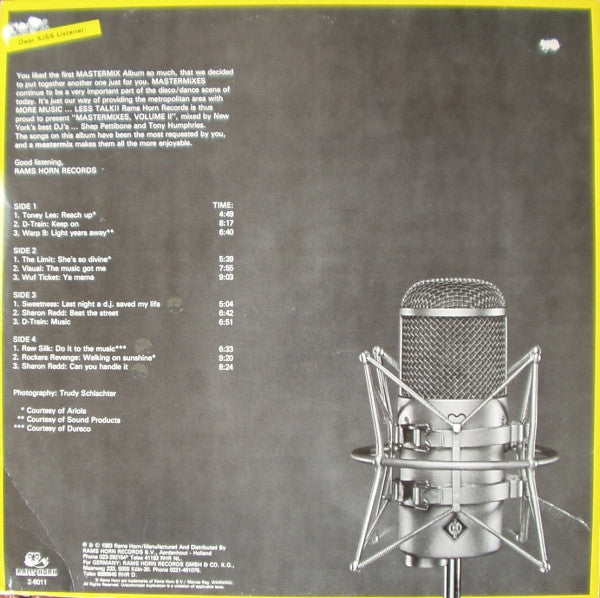 Various : 98.7 Kiss FM Mastermixes Vol. II (2xLP, Album, Comp, Mixed)