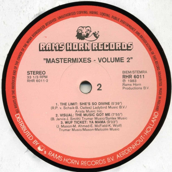 Various : 98.7 Kiss FM Mastermixes Vol. II (2xLP, Album, Comp, Mixed)