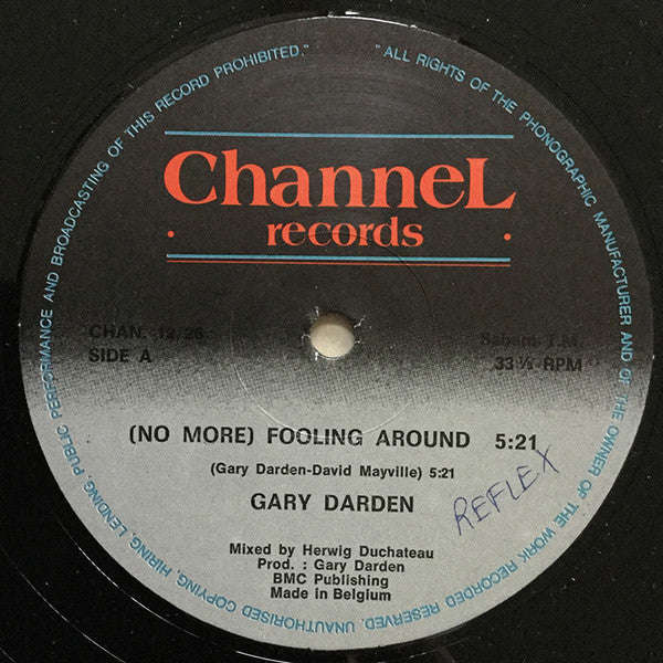 Gary Darden : (No More) Fooling Around (12", Maxi)