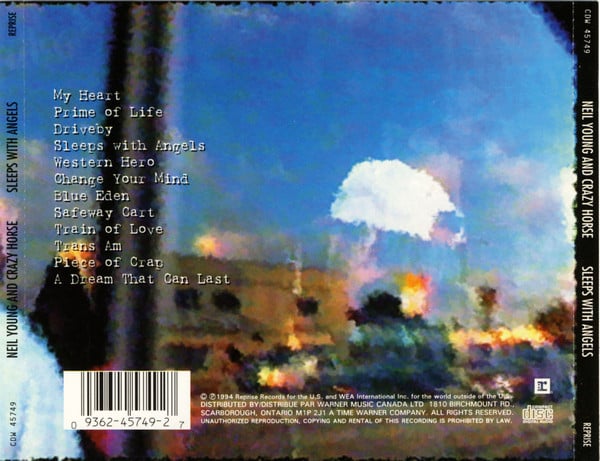 Neil Young And Crazy Horse : Sleeps With Angels (CD, Album)