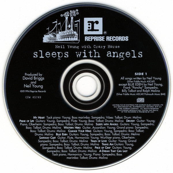 Neil Young And Crazy Horse : Sleeps With Angels (CD, Album)