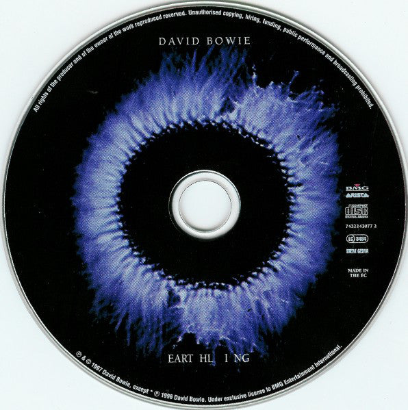 David Bowie : Earthling (CD, Album)