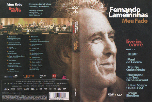 Fernando Lameirinhas : Meo Fado / Live In Carre (CD, Album + DVD, PAL)