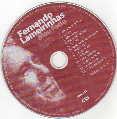 Fernando Lameirinhas : Meo Fado / Live In Carre (CD, Album + DVD, PAL)