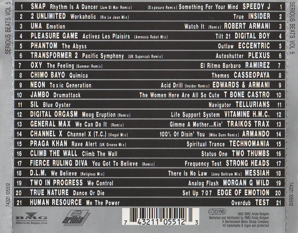 Various : Serious Beats Vol. 5 (2xCD, Comp)