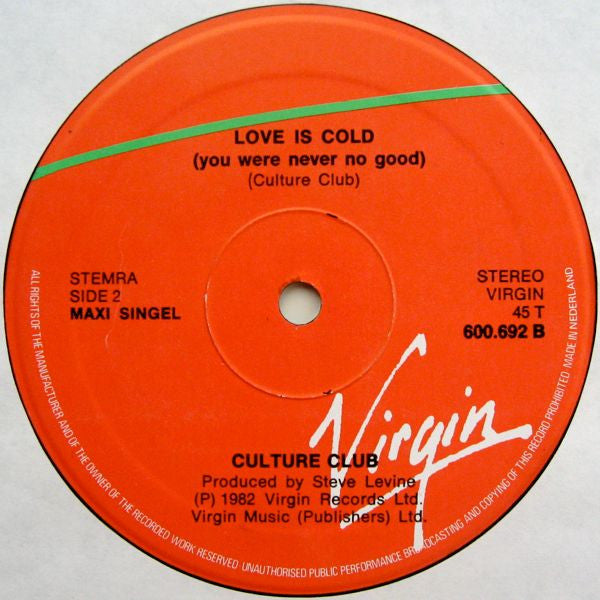 Culture Club : Do You Really Want To Hurt Me (12", Maxi)