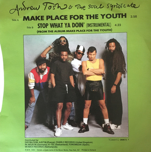 Andrew Tosh & The Soul Syndicate : Make Place For The Youth (7", Single)