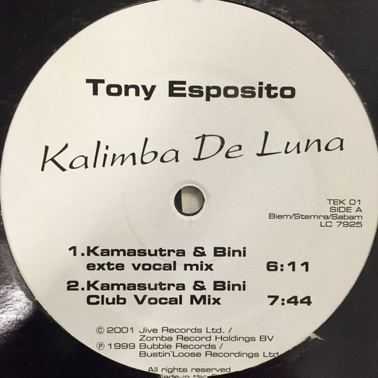 Tony Esposito : Kalimba De Luna (12")