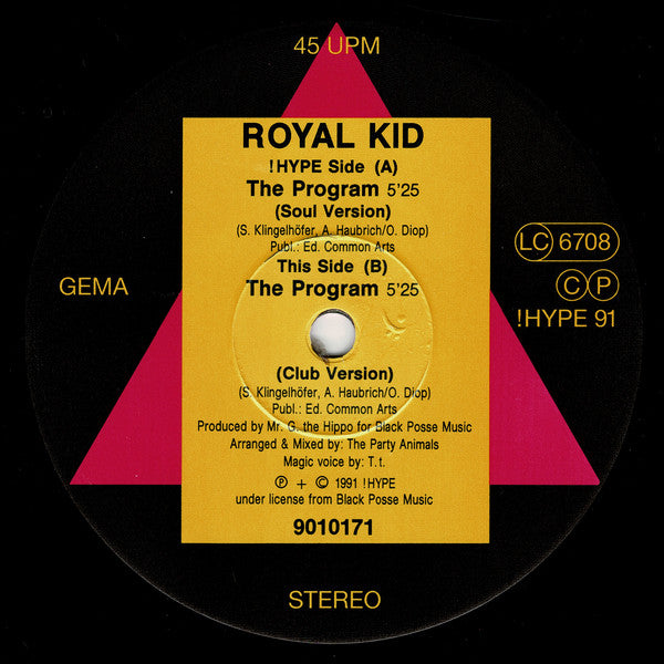 Royal Kid : The Program (12", Maxi)